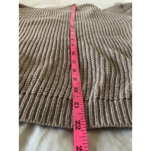 Lulus Oversized Knit Sweater Womens XS V-neck back Old Money Capsule Wardrobe - Picture 6 of 6